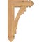Ekena Millwork Merced Arts & Crafts Smooth Bracket, Western Red Cedar, 3 1/2"W x 14"D x 22"H BKT04X14X22MRC03SWR - alternate 4